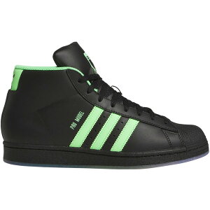 adidas �A�f�B�_�X �����Y �X�j�[�J�[ �yadidas Pro Model Black Lime Burst�z �T�C�Y US_6.5(24.5cm) Core Black/Lime Burst/Pure Teal