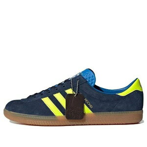 adidas �A�f�B�_�X �����Y �X�j�[�J�[ �yadidas Hochelaga SPZL 'Indigo Solar Yellow' HQ9950�z �T�C�Y US_6.5(24.5cm)