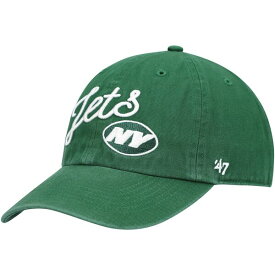 【送料無料】 フォーティーセブン レディース 帽子 アクセサリー New York Jets '47 Women's Millie Clean Up Adjustable Hat Green