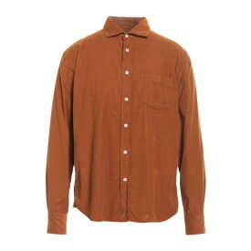 【送料無料】 ハートフォード メンズ シャツ トップス Shirts Brown