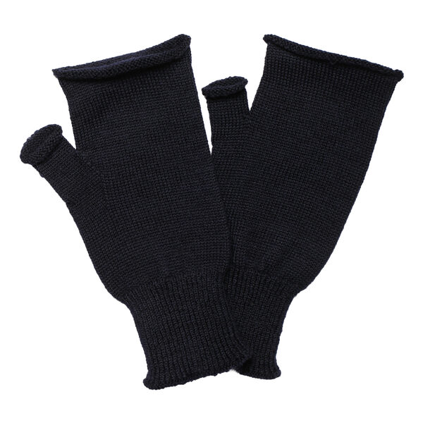 マルタンマルジェラ レディース 手袋 アクセサリー Navy Wool Fingerless Mitten Gloves Navy