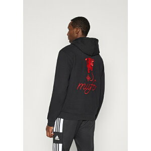 �A�f�B�_�X�I���W�i���X �����Y �p�[�J�[�E�X�E�F�b�g�V���c �A�E�^�[ MANCHESTER UNITED CULTURAL STORY HOODIE - Club wear - black