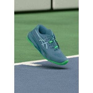 �A�V�b�N�X �����Y �t�B�b�g�l�X �X�|�[�c GEL RESOLUTION - Padel shoes - saba blue/cool grey