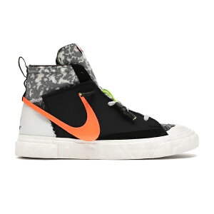 Nike �i�C�L �����Y �X�j�[�J�[ �yNike Blazer Mid READYMADE Black�z �T�C�Y US_12(30.0cm) Black/Vast Grey/Volt/Total Orange