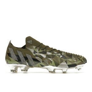 adidas AfB_X Y Xj[J[ yadidas Predator Edge Crystal.1 FG Focus Olivez TCY US_9.5(27.5cm) Focus Olive/Silver Metallic/Magic Lime