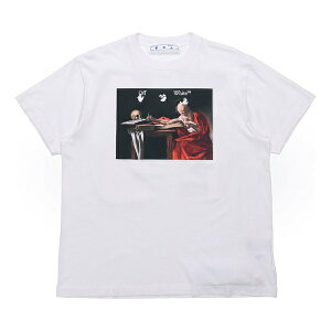 OFF-WHITE ItzCg Y Xj[J[ yOff-White Caravaggio Over Tee 'White' OMAA038R21JER0030125z TCY US_M_XXL