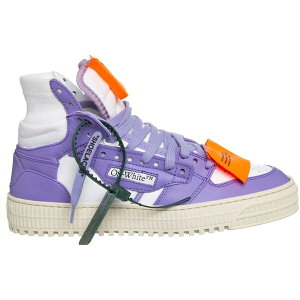 OFF-WHITE �I�t�z���C�g �����Y �X�j�[�J�[ �yOFF-WHITE 3.0 Off Court Leather White Purple�z �T�C�Y EU_35(20.0cm) White/Purple