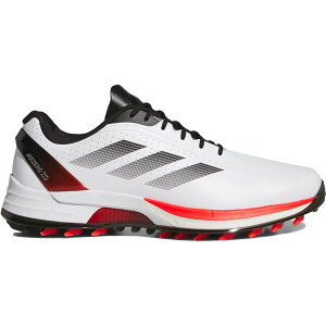 adidas AfB_X Y Xj[J[ yadidas Adizero ZG Spikeless Golf White Lucid Red Blackz TCY US_9.5(27.5cm) Cloud White/Lucid Red/Core Black