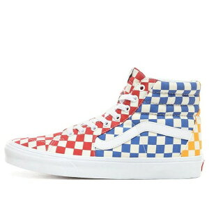 Vans �o���Y �����Y �X�j�[�J�[ �yVans SK8-HI 'Multicolor Checkerboard' VN0A38GEVLV�z �T�C�Y US_9.5(27.5cm)