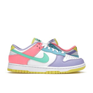 Nike iCL fB[X Xj[J[ yNike Dunk Low SE Easter Candy (Women's)z TCY US_7(24.0cm) White/Green Glow-Sunset Pulse