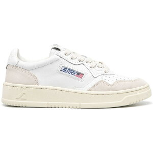 Autry �I�[�g���[ ���f�B�[�X �X�j�[�J�[ �yAutry Medalist Leather Low White Beige Suede (Women's)�z �T�C�Y EU_35(21.5cm) White/Beige