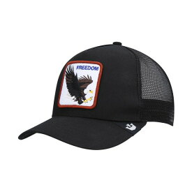 グーリンブラザーズ メンズ 帽子 アクセサリー Men's Black The Freedom Eagle Trucker Snapback Hat Black