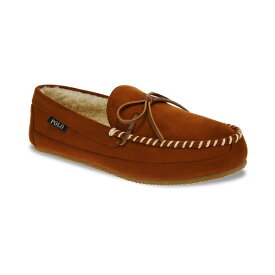 ラルフローレン メンズ スリッポン・ローファー シューズ Men's Markel V Moccasin Slippers Tan