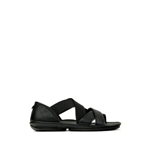 �J���y�[�� ���f�B�[�X �T���_�� �V���[�Y Right isla crossover leather sandals Black