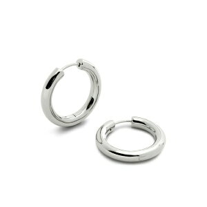���j�J���B�i�_�[ ���f�B�[�X �s�A�X���C�������O �A�N�Z�T���[ Medium essentials click tube hoop earrings Silver