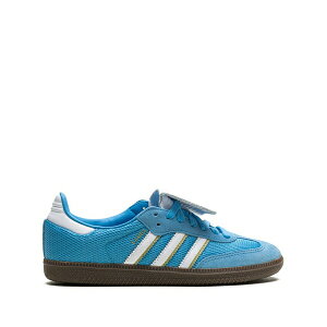 �A�f�B�_�X �����Y �X�j�[�J�[ �V���[�Y Samba lt blue burst sneakers Blue