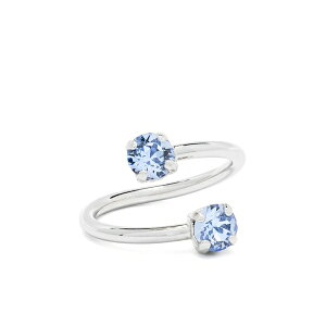 �W���X�e�B�[�k�E�N�����P ���f�B�[�X �����O �A�N�Z�T���[ Juno crystal-embellished mid ring Silver
