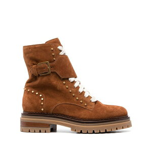 �Z���W�I���b�V ���f�B�[�X �u�[�c �V���[�Y Lace-up suede boots Brown