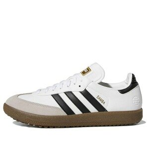 adidas �A�f�B�_�X �����Y �X�j�[�J�[ �yadidas Samba OG Spikeless Golf LE 'White Black Gum' HP7879�z �T�C�Y US_11(29.0cm)