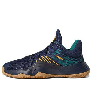 adidas �A�f�B�_�X �����Y �X�j�[�J�[ �yadidas D.O.N. Issue #1 GCA 'Navy Green Yellow' FV5596�z �T�C�Y US_12(30.0cm)