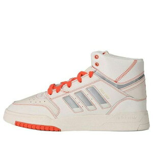 adidas �A�f�B�_�X �����Y �X�j�[�J�[ �yadidas originals Drop Step 'White Orange' FV4875�z �T�C�Y US_M_4