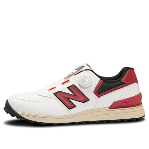 New Balance �j���[�o�����X �����Y �X�j�[�J�[ �yNew Balance 574 v3 Golf 'Red White' UGBS574D�z �T�C�Y US_8(26.0cm)