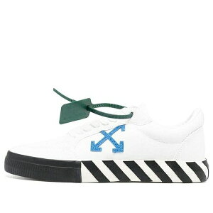 Off-White �I�t�z���C�g �����Y �X�j�[�J�[ �yOff-White Low Vulcanized Canvas Sneaker 'White Black Blue Orange' OMIA085F22FAB0010145�z �T�C�Y US_10(28.0cm)