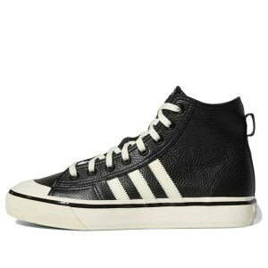 adidas �A�f�B�_�X �����Y �X�j�[�J�[ �yadidas Nizza Hi RF 74 'Black White' GX1955�z �T�C�Y US_8(26.0cm)