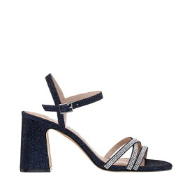 ニナ レディース オックスフォード シューズ Women's Quella Block Heel Evening Sandals Navy