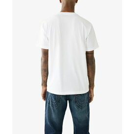 トゥルーレリジョン メンズ Tシャツ トップス Men's True Face Short Sleeve T-shirt Optic White