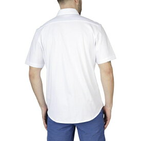 テーラーバード メンズ シャツ トップス Solid Knit Short Sleeve Shirt White dove