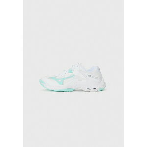 ~Ym fB[X ejX X|[c WAVE LIGHTNING Z8 - Volleyball shoes - white/blue tint