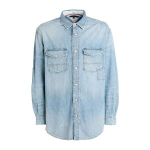 yz g~[ qtBK[ Y Vc gbvX Denim shirts Blue