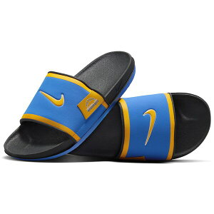 Nike �i�C�L �����Y �X�j�[�J�[ �yNike Offcourt Slide Los Angeles Chargers�z �T�C�Y US_6(24.0cm) Italy Blue/Dark Smoke Grey/University Gold