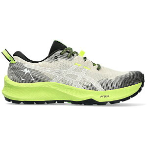 ASICS �A�V�b�N�X �����Y �X�j�[�J�[ �yASICS Gel-Trabuco 12 Oatmeal White Green�z �T�C�Y US_8.5(26.5cm) Oatmeal/White