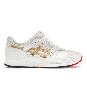ASICS �A�V�b�N�X �����Y �X�j�[�J�[ �yASICS Gel-Lyte III Ronnie Fieg Tokyo Trio Super Gold�z �T�C�Y US_M_14 White/Gold