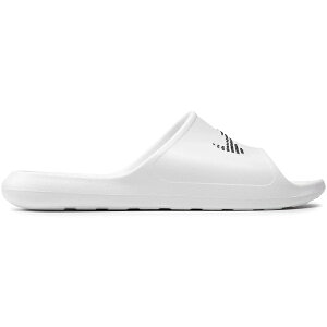 Nike �i�C�L �����Y �X�j�[�J�[ �yNike Victori One Shower Slide White Polka Dot Swoosh�z �T�C�Y US_6(24.0cm) White/White/Black