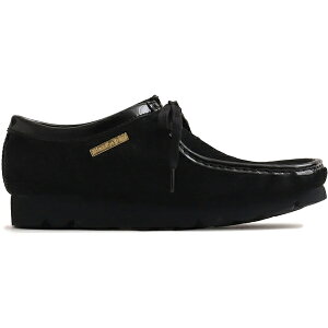 Clarks �N���[�N�X �����Y �X�j�[�J�[ �yClarks Originals Wallabee atmos x Black Eye Patch�z �T�C�Y US_6(24.0cm) Black