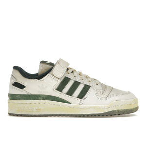 adidas �A�f�B�_�X �����Y �X�j�[�J�[ �yadidas Forum 84 Low AEC Vintage Pack Green Oxide�z �T�C�Y US_12.5(30.5cm) Cloud White/Green Oxide/Cloud White