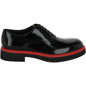 Ferragamo �t�F���K�� �����Y �X�j�[�J�[ �yFerragamo Fiorino Leather Derby Loafers Black�z �T�C�Y US_7.5(25.5cm) Black