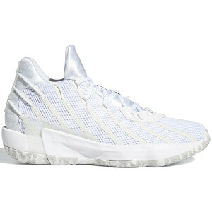 adidas �A�f�B�_�X �����Y �X�j�[�J�[ �yadidas Dame 7 I Am My Own Fan Cloud White�z �T�C�Y US_7(25.0cm) Cloud White/Silver Metallic/Core Black