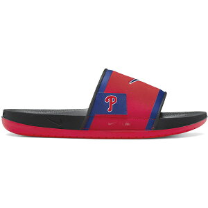 Nike �i�C�L �����Y �X�j�[�J�[ �yNike Offcourt Slide MLB Philadelphia Phillies�z �T�C�Y US_6(24.0cm) Sport Red/Dark Smoke Grey/Rush Blue
