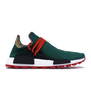 adidas �A�f�B�_�X �����Y �X�j�[�J�[ �yadidas NMD Hu Pharrell Inspiration Pack Green�z �T�C�Y US_7.5(25.5cm) Green/Core Black/Bold Orange
