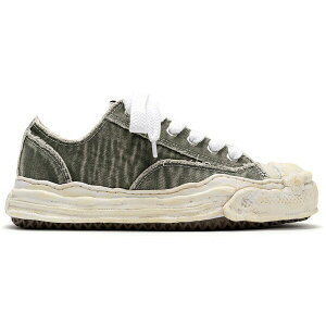 Maison Mihara Yasuhiro �~�n�����X�q�� �����Y �X�j�[�J�[ �yMaison Mihara Yasuhiro Hank OG Sole Bleach-Wash Denim Canvas Low Grey�z �T�C�Y US_9(27.0cm) Grey
