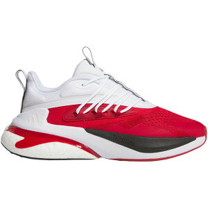 adidas �A�f�B�_�X �����Y �X�j�[�J�[ �yadidas Alphaboost V2 University of Nebraska�z �T�C�Y US_9.5(27.5cm) Team Power Red 2/Cloud White/Core Black