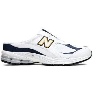 New Balance �j���[�o�����X �����Y �X�j�[�J�[ �yNew Balance 2002R Mule White Navy Blue�z �T�C�Y US_12(30.0cm) White/Navy Blue