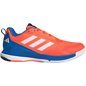 adidas �A�f�B�_�X �����Y �X�j�[�J�[ �yadidas Novaflight 2 Indoor Team Solar Orange Zero Metalic Bright Royal�z �T�C�Y US_6.5(24.5cm) Team Solar Orange/Zero Metalic/Bright Royal