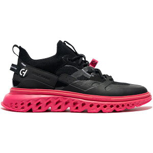 Cole Haan �R�[���n�[�� �����Y �X�j�[�J�[ �yCole Haan Zerogrand Wingtip PHANTACI�z �T�C�Y US_10(28.0cm) Black/Pink