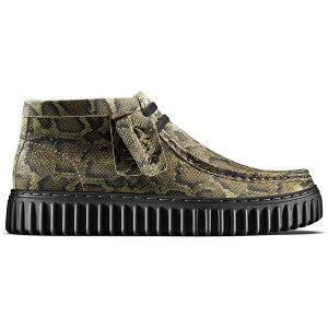 Clarks �N���[�N�X �����Y �X�j�[�J�[ �yClarks Torhill Hi Martine Rose Green Snake�z �T�C�Y US_9.5(27.5cm) Green Snake