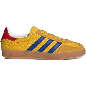 adidas �A�f�B�_�X �����Y �X�j�[�J�[ �yadidas Gazelle Indoor Bringback Pack Colombia�z �T�C�Y US_5(23.0cm) Bold Gold/Power Blue/Team College Red